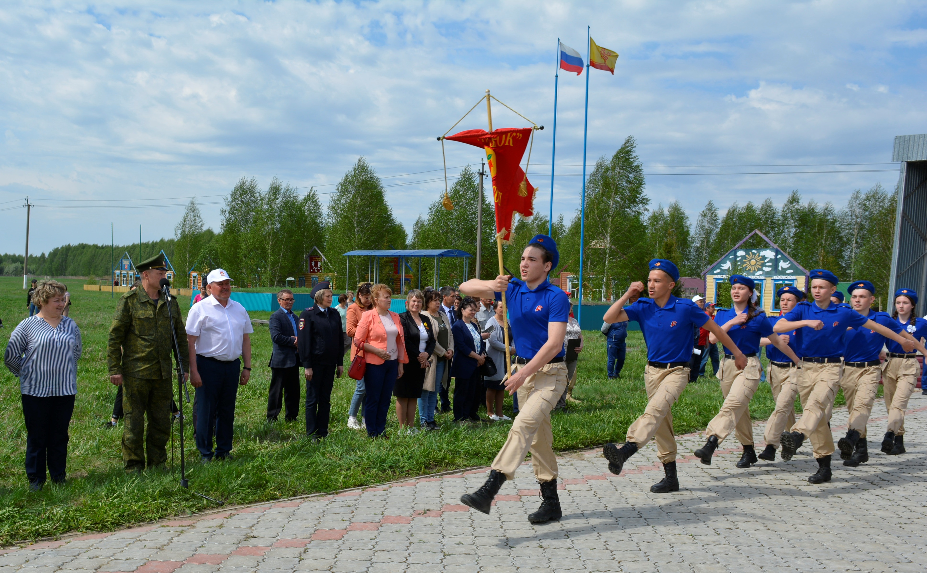 В Яльчикском районе открылись юнармейские игры 