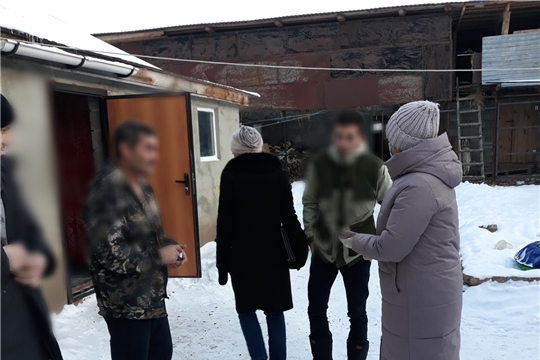 Субъекты профилактики проверили неблагополучные семьи, проживающие в Тюмеревском сельском поселении
