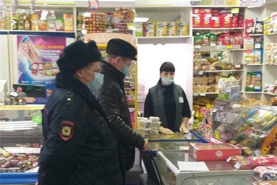 В Янтиковском районе прошёл очередной рейд, направленный на борьбу с коронавирусом