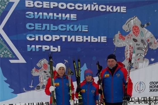 Семья Никифоровых заняла итоговое 3 место в соревнованиях спортивных семей на X Всероссийских зимних сельских спортивных играх