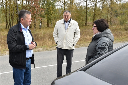 Рабочая поездка министра транспорта и дорожного хозяйства Осипова В.М. в Алатырский район