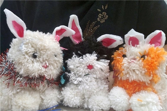 Мастер - класс по изготовлению мягкой игрушки «Кролик» в Восходской сельской библиотеке