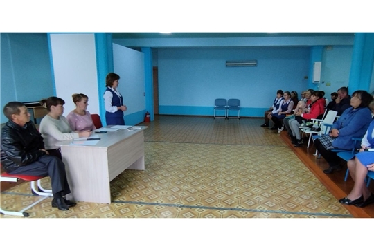 В Чувашско-Сорминской школе состоялась первая встреча с родительской общественностью. 