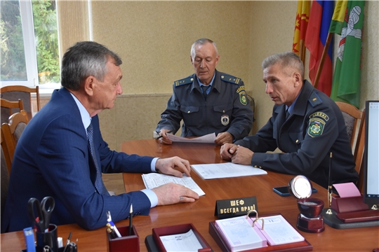 Руководитель Гостехнадзора Чувашии Владимир Димитриев посетил Аликовский район 