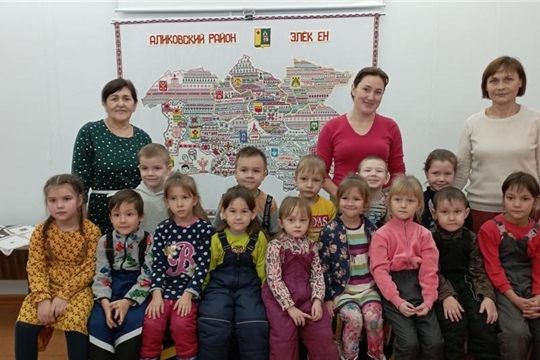 Воспитанники детского сада «Солнышко» посетили  Аликовский литературно - краеведческий музей