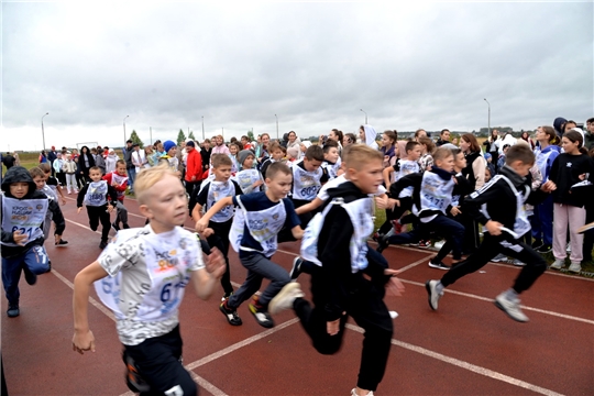 Сотни жителей Батыревского района приняли участие на  Всероссийском дне бега «Кросс Нации - 2022»