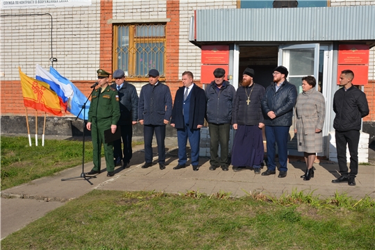 Проводы граждан  для выполнения боевой задачи в специальной военной операции на Украине