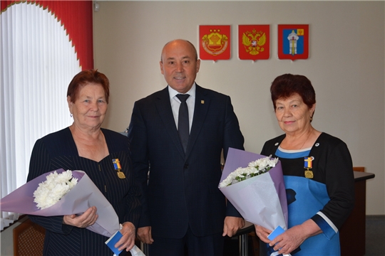 Ветеранам отрасли связи вручена памятная медаль«95 летие образования Батыревского района»
