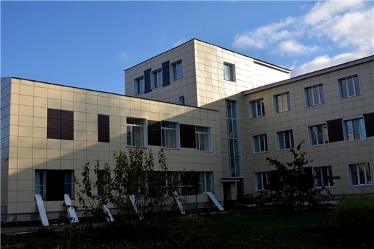 Ход капремонта здания поликлиники Батыревской ЦРБ