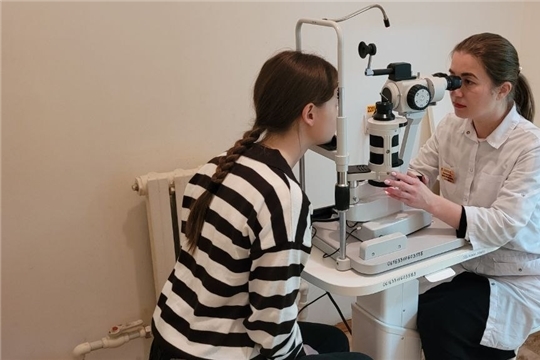 Более 400 детей прошли лечение в кабинете охраны зрения Батыревской ЦРБ