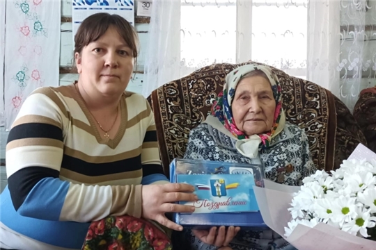 Ветеран труда, жительница д.Именево Лидия Семёновна Раськина отметила 85 летие