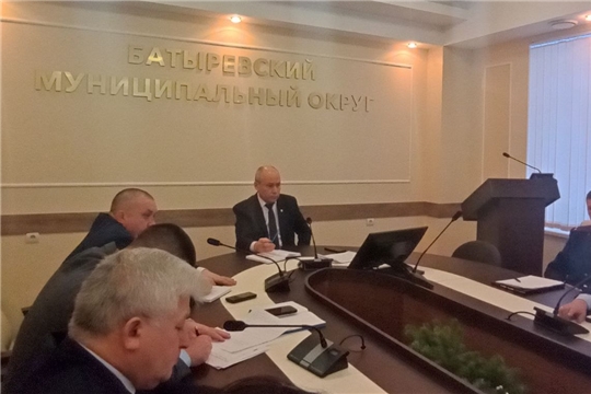 Еженедельное совещание главы Батыревского муниципального округа