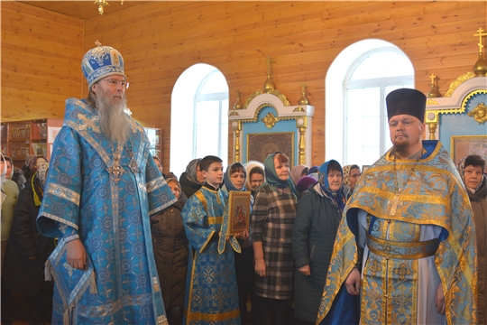 В храме Сретения Господня с.Б.Баишево проведена праздничная служба