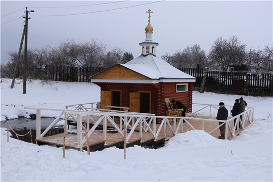 Торжественное открытие купели в с. Икково