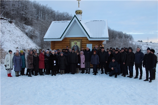 Благодаря программе инициативного бюджетирования в д. Синьял-Чурачики открыли новую купель