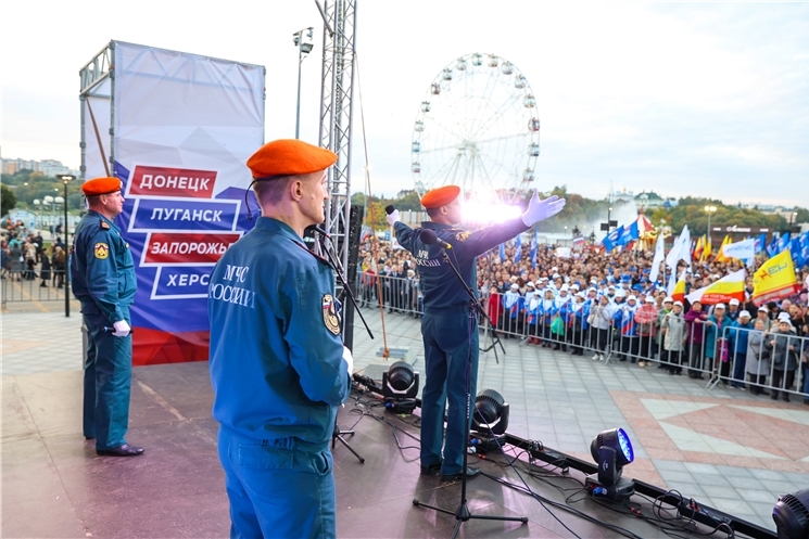 «Эпир  яланах Раҫҫейпе пĕрле пулас текенсене хапăл тăватпăр», – тенĕ регион Ертӳҫи