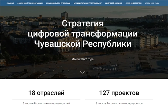 Об итогах цифровой трансформации Чувашии в 2022 году – на сайте цифра21.рф
