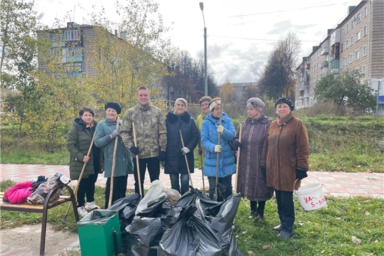 Жители  Стрелки своими силами навели порядок в микрорайоне