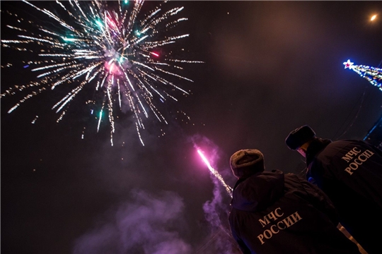 В Алатыре определены места для запуска фейерверков на новогодние и рождественские праздники