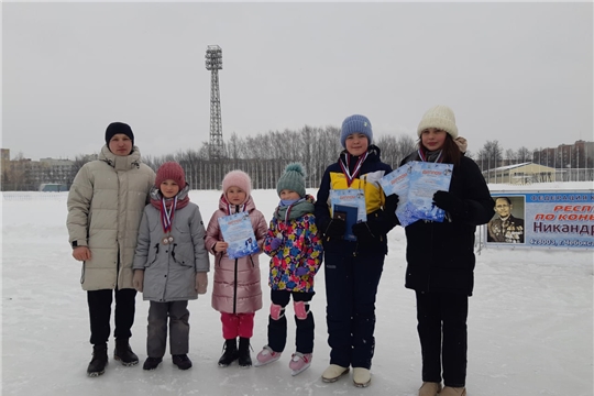 Завершились республиканские соревнования по конькобежному спорту памяти участника ВОВ Никандрова В.Н