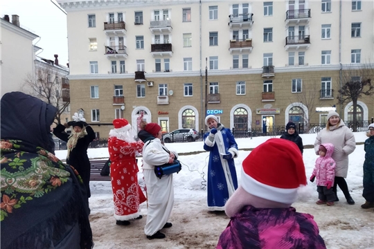 ЧДМШ №2 создала новогоднее настроение жителям микрорайона «Текстильщик»