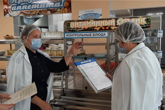 Проверка организации питания в школьных столовых (05.10.2022 г.)