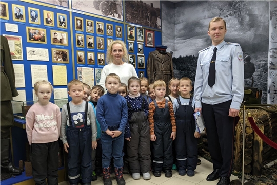 Дошколята города Чебоксары посетили Музей Министерства внутренних дел