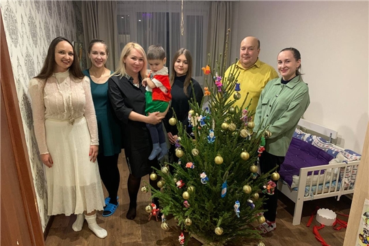 Под Новый год оказана помощь еще одной чебоксарской семье