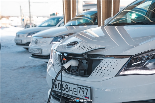 В столице Чувашии открыли первую станцию для электромобилей с быстрой зарядкой