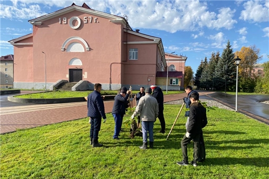 В Канаш проведен общегородской осенний субботник