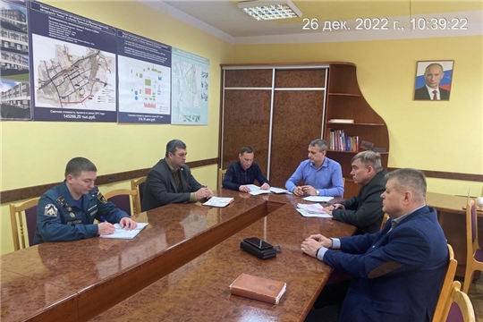 В городе Канаш состоялось заседание комиссии по предупреждению и ликвидации чрезвычайных ситуаций и обеспечению пожарной безопасности города Канаш Чувашской Республики