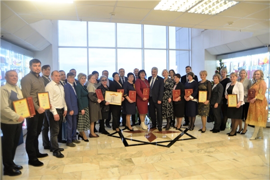 Вручение наград Госсовета Чувашии