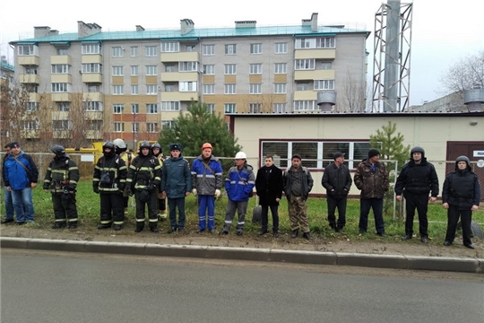 Отработка вводной в рамках учений по гражданской обороне