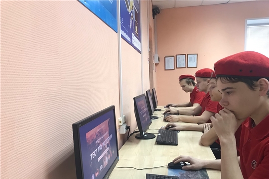 ВПК «Гусары» Центра детского творчества приняли участие в Международной акции «Тест по истории Великой Отечественной войны»