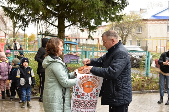 Открытие обновленного детсада "Солнышко" п. Ибреси