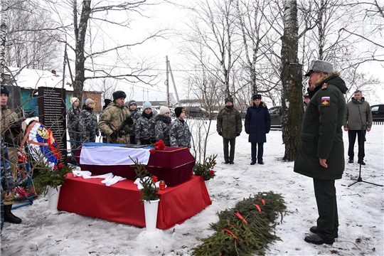 Торжественная церемония захоронения останков бойца Красной Армии Кириллова Михаила Кирилловича