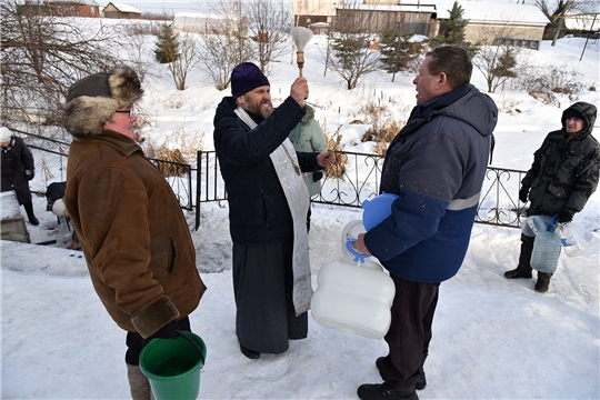 Чин освящения воды в Святом источнике д. Сюрбеевка