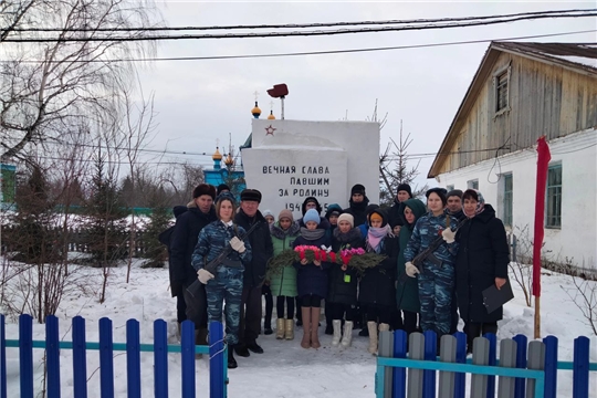 Митинг, посвященный 80-летию разгрома советскими войсками немецко-фашистских войск в Сталинградской битве прошел в с. Хормалы