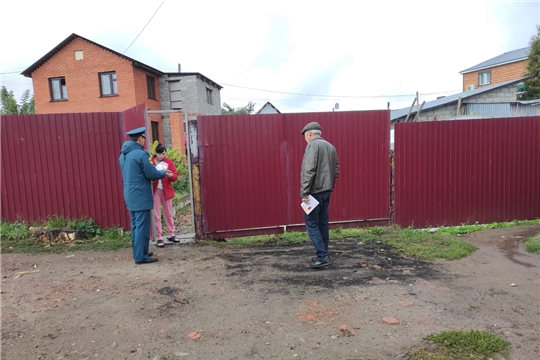 Противопожарный рейд в частном секторе