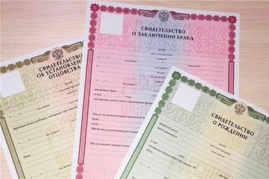 В отделе ЗАГС Калининского района молодая пара в один день получила сразу три важных документа