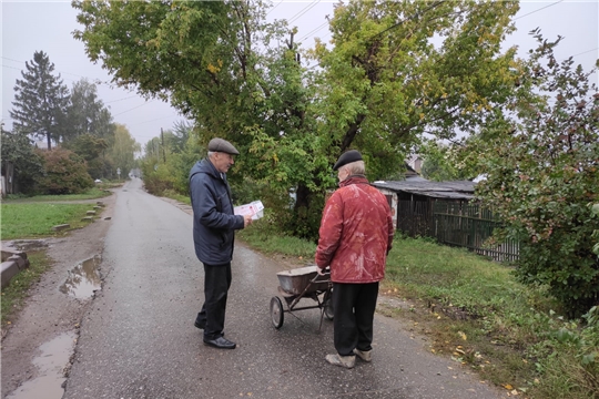 В Калининском районе в осенний период усилена работа по предупреждению пожаров