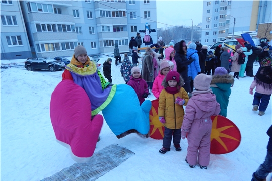 Масленичная неделя в Чебоксарах началась с праздничных народных гуляний