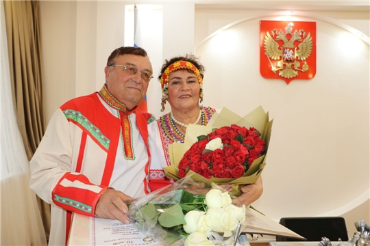 Семья Бурзуевых из д.Мокры Канашского района отметила золотую свадьбу