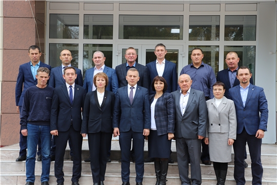 Состоялось первое заседание Собрания депутатов Комсомольского муниципального округа Чувашской Республики первого созыва