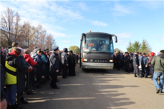 Состоялись проводы граждан Комсомольского и Яльчикского районов