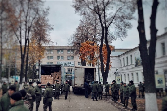 Продолжается доставка снаряжения для мобилизованных из Чувашии.