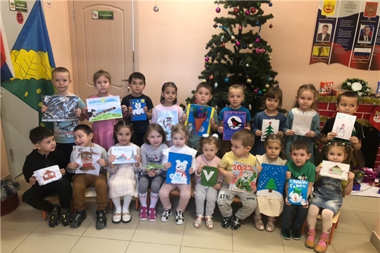 Воспитанники детских садов приняли участие в акции Новогдняя почта