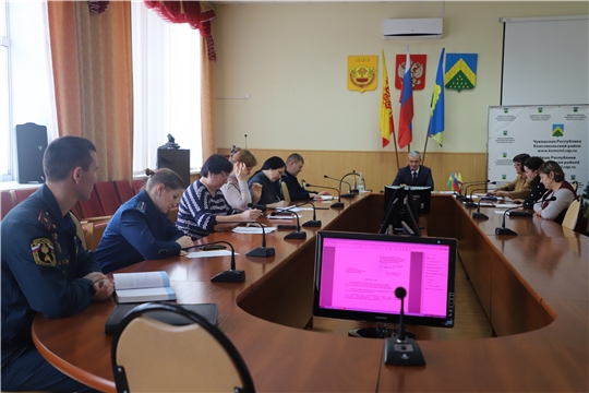 Состоялось итоговое   заседание КДН и ЗП при администрации Комсомольского района