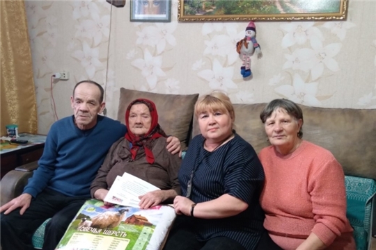 31 января жительнице с. Комсомольское Чепайкиной Мавре Кузьминичне исполнилось 95 лет. 