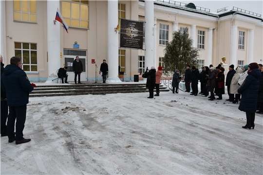 В Козловке открыли памятник «Детям войны и труженикам тыла»